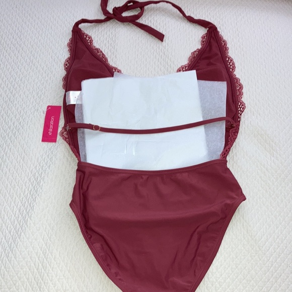 Mauve One Piece Swimsuit - Picture 4 of 6